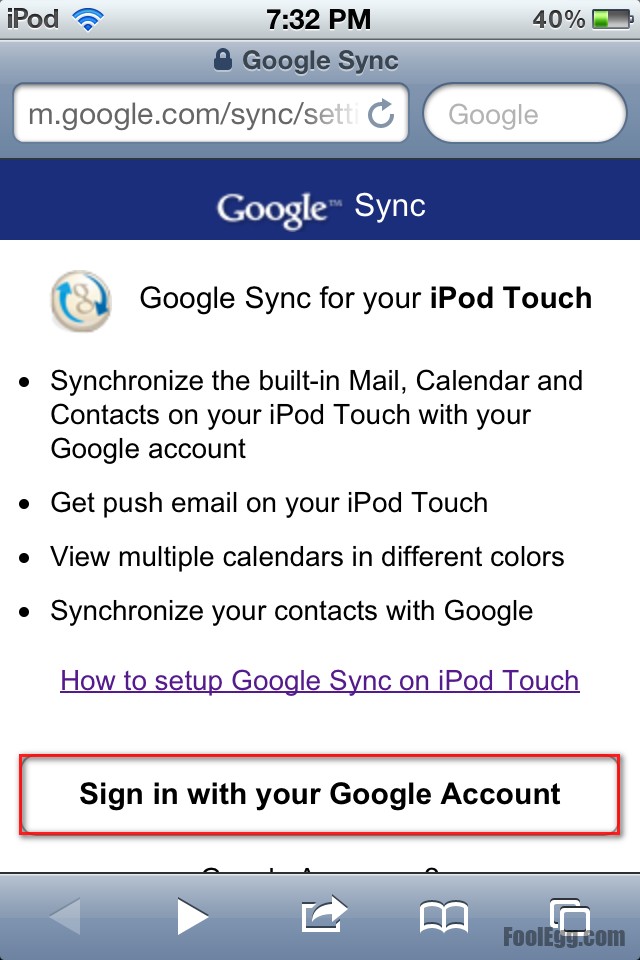 Google Sync