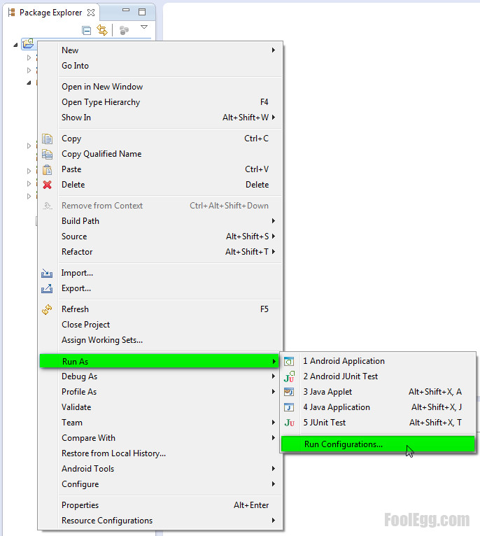 Run Configurations