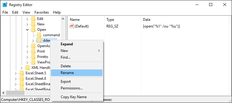Rename ddeexec
